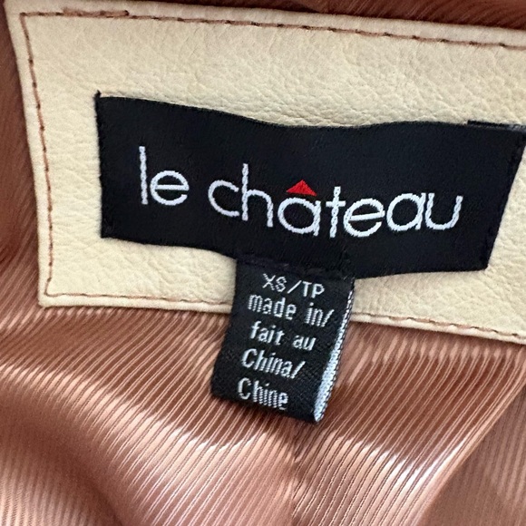 Vintage Le Chateau 70s Style Leather Trench Coat - Picture 4 of 16